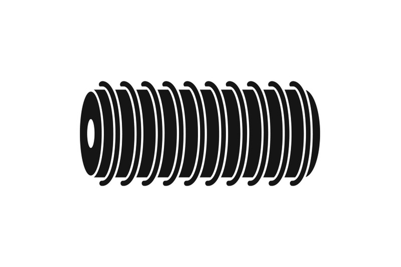 electric-spring-coil-icon-simple-style