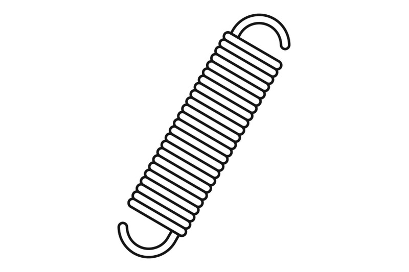 metal-coil-icon-outline-style