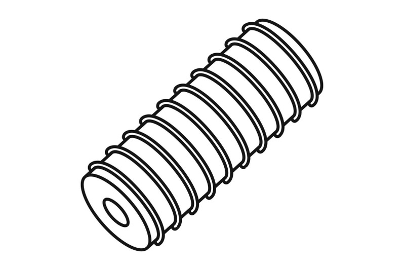 electric-spring-coil-icon-outline-style