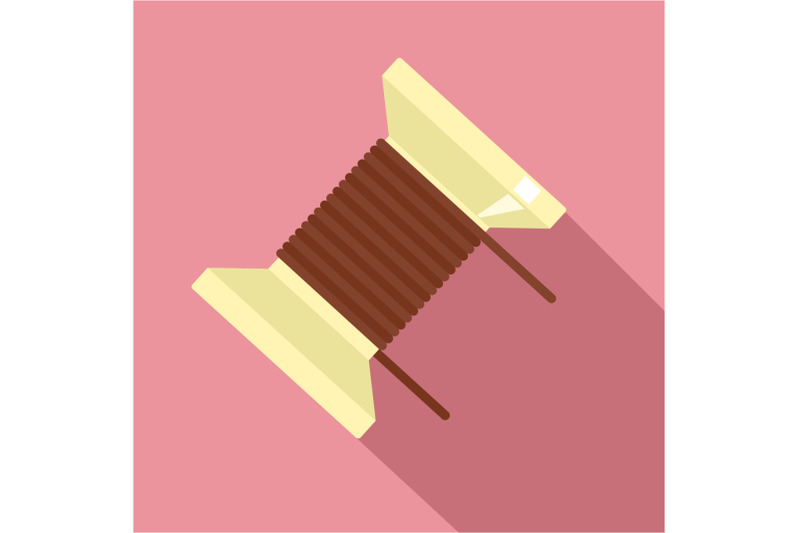 magnetic-spring-coil-icon-flat-style