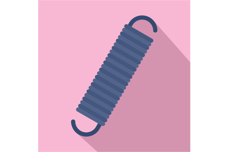 metal-coil-icon-flat-style