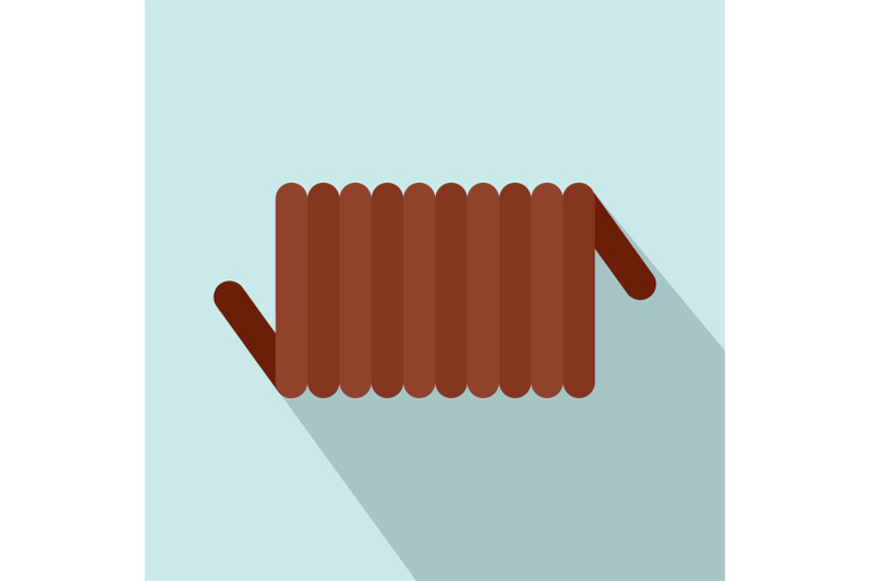 cord-spring-coil-icon-flat-style