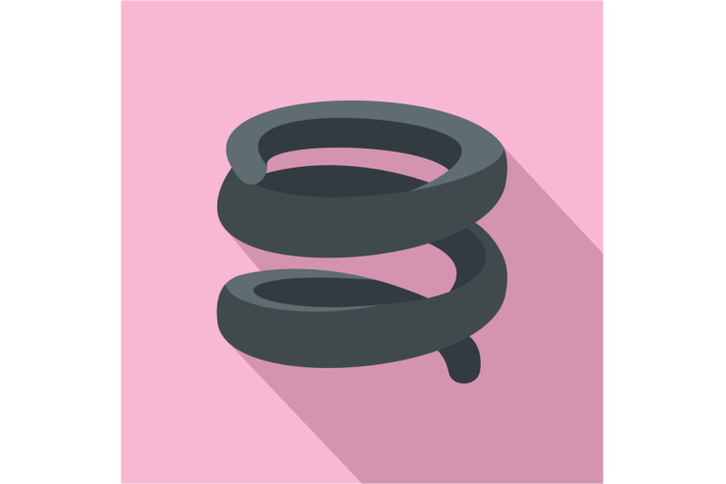 industrial-spring-icon-flat-style
