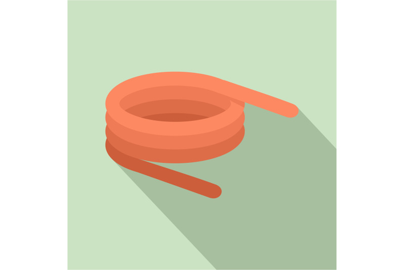 spiral-spring-icon-flat-style