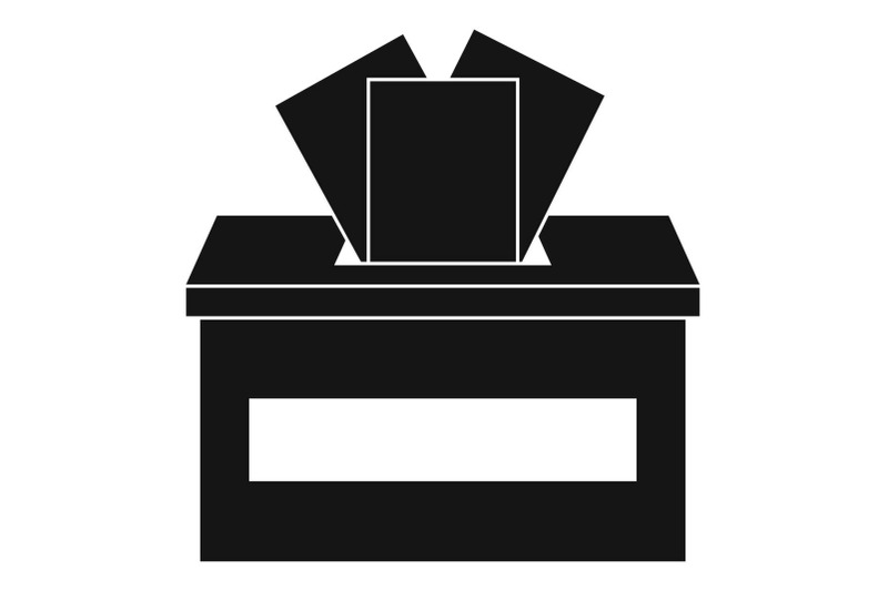 ballot-box-icon-simple-style