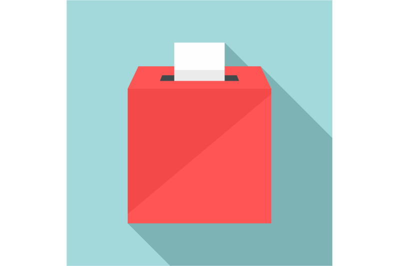 election-box-icon-flat-style