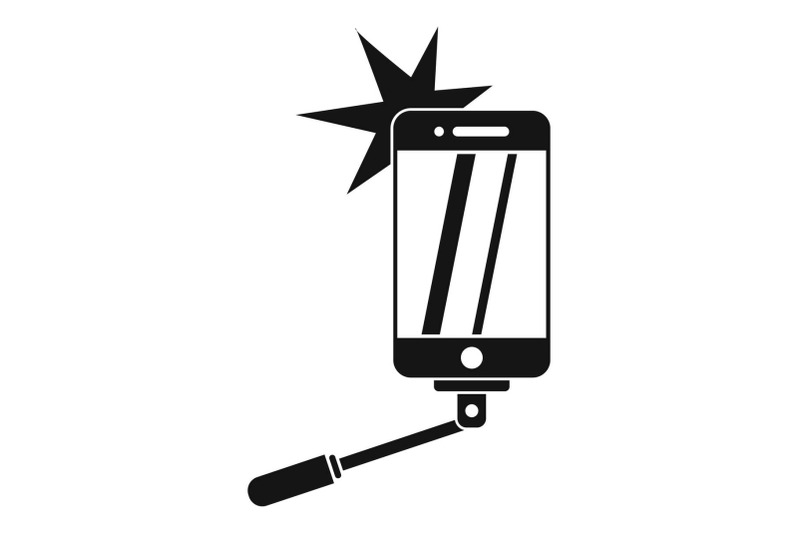 take-selfie-icon-simple-style