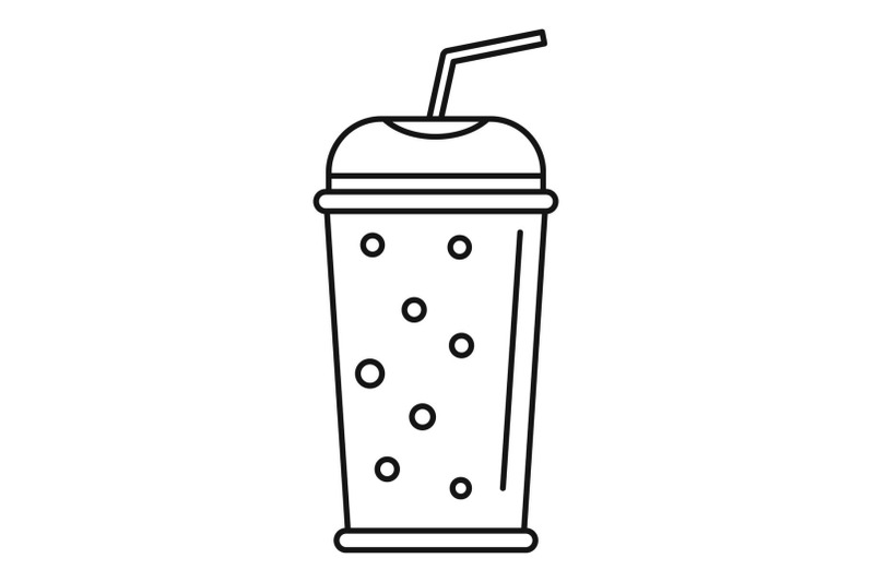 banana-kiwi-smoothie-icon-outline-style
