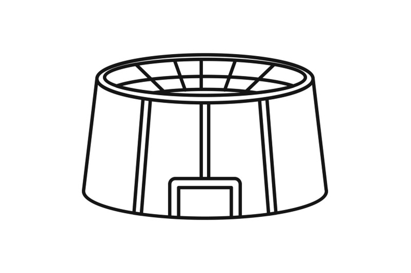 big-sport-arena-icon-outline-style