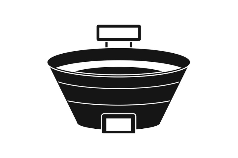 baseball-sport-arena-icon-simple-style