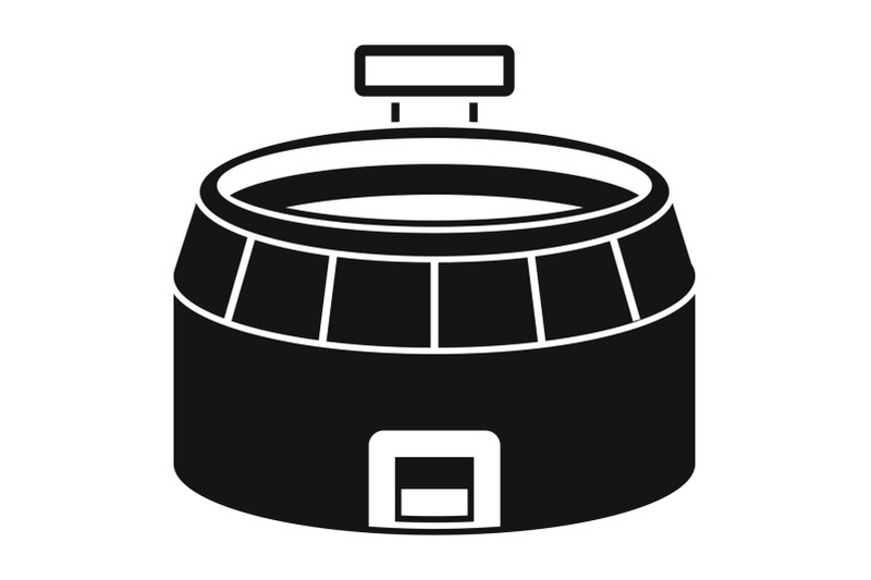 football-arena-icon-simple-style