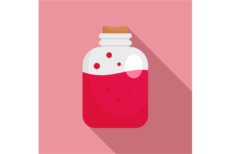 red-potion-icon-flat-style