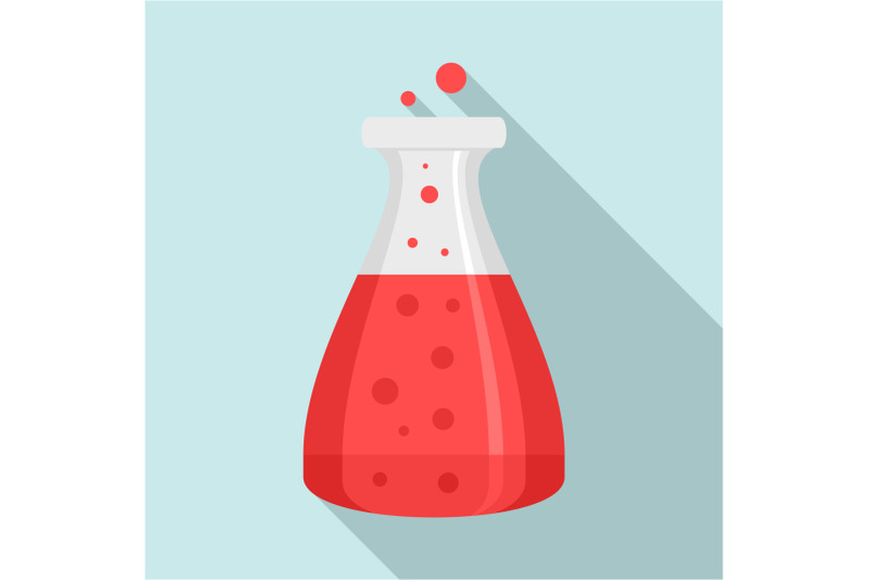 boiling-flask-icon-flat-style