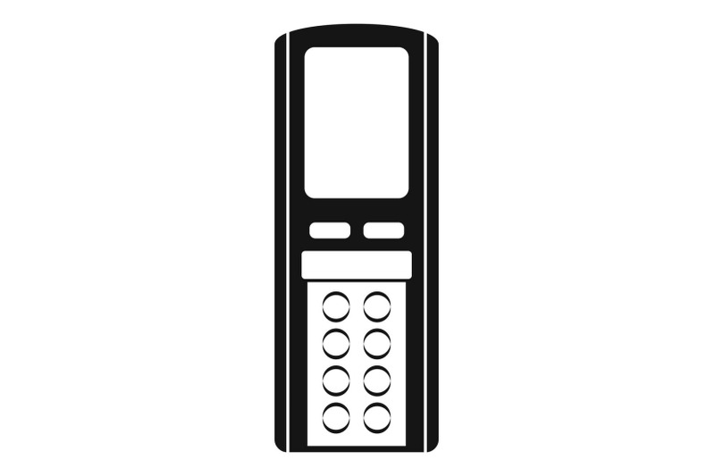 remote-control-conditioner-icon-simple-style