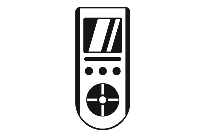 digital-remote-control-conditioner-icon-simple-style