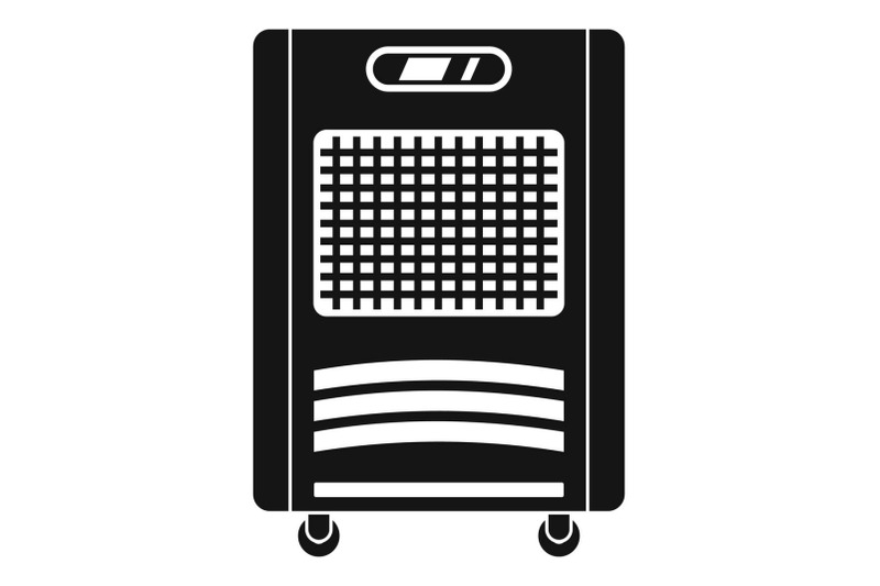 mobile-house-conditioner-icon-simple-style