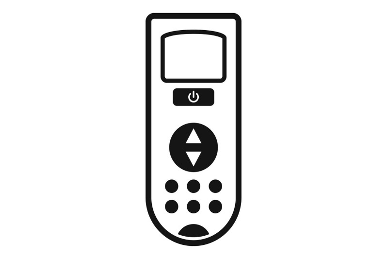 remote-control-conditioner-icon-simple-style