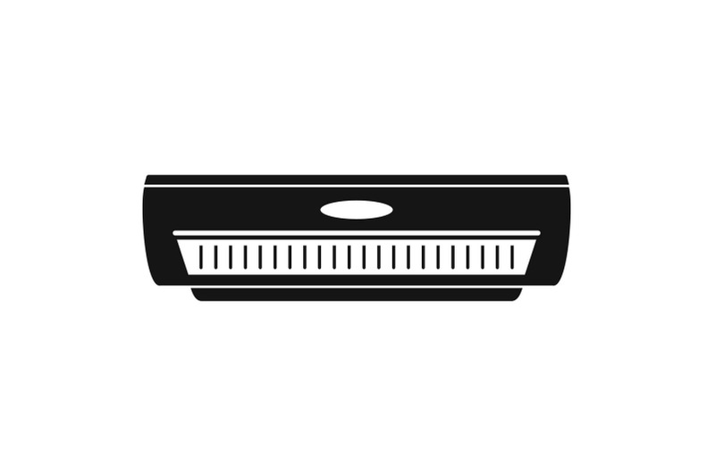 office-conditioner-icon-simple-style