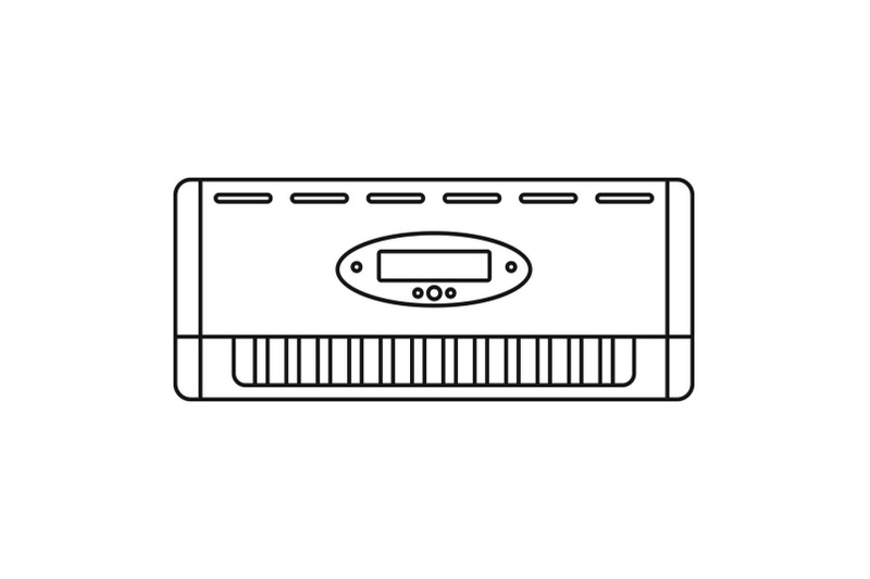 digital-conditioner-icon-outline-style