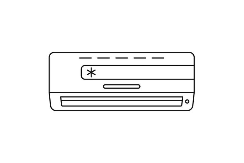 cold-conditioner-icon-outline-style