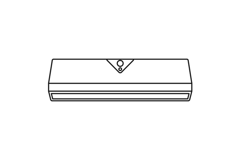 small-conditioner-icon-outline-style