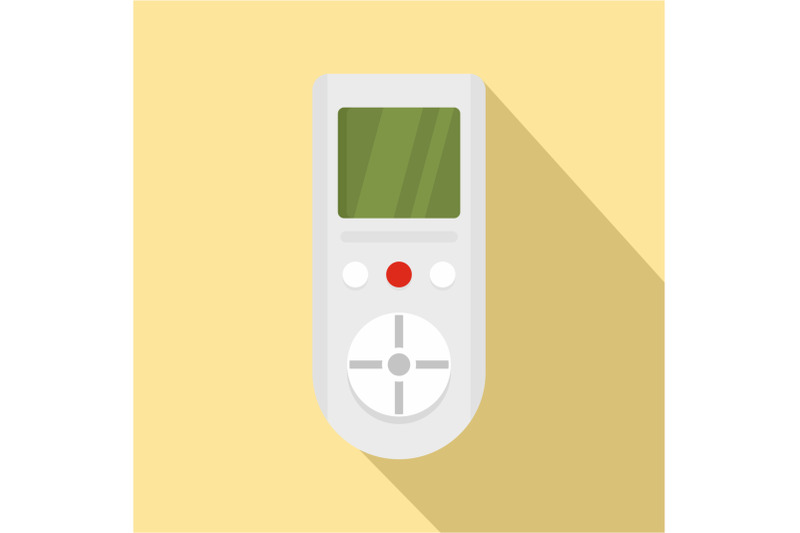 digital-remote-control-conditioner-icon-flat-style