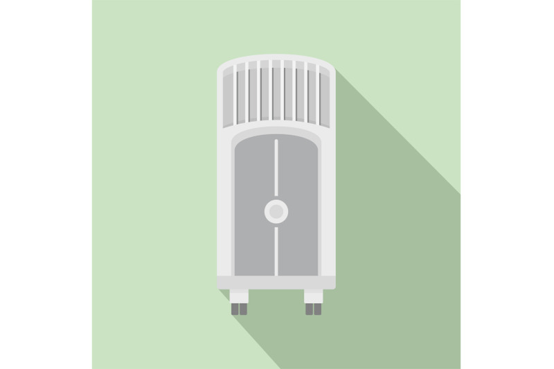 house-floor-conditioner-icon-flat-style