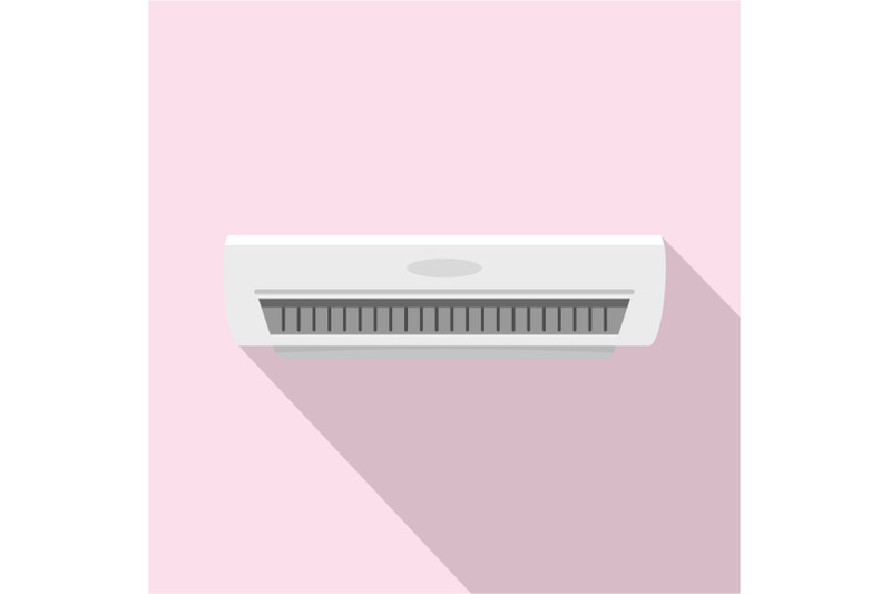 office-conditioner-icon-flat-style