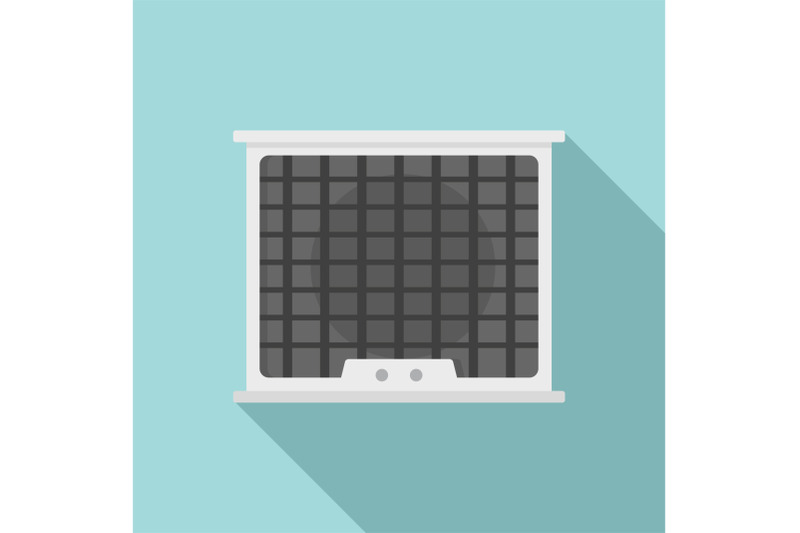 air-conditioner-compressor-icon-flat-style