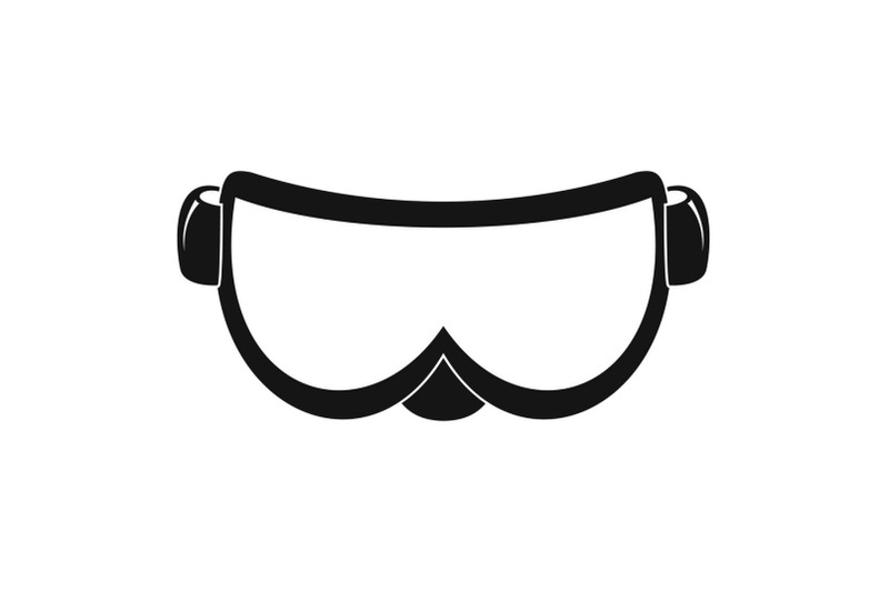 ski-glasses-icon-simple-style