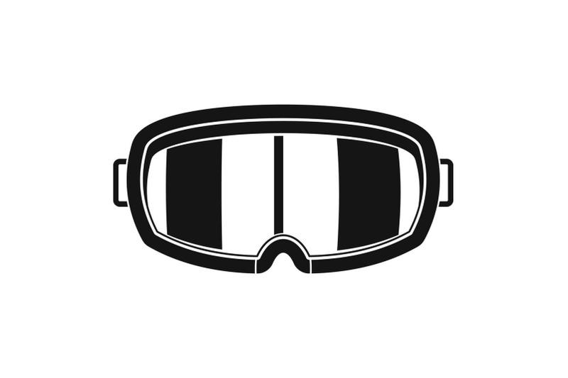 under-water-glass-mask-icon-simple-style