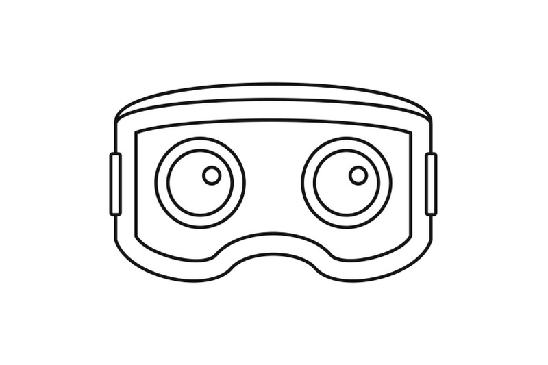 vr-glasses-icon-outline-style