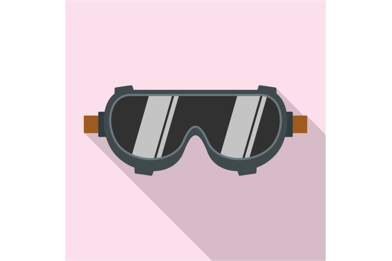 welding-worker-glasses-icon-flat-style