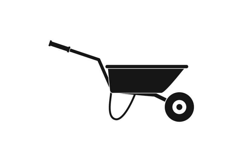 farming-wheelbarrow-icon-simple-style