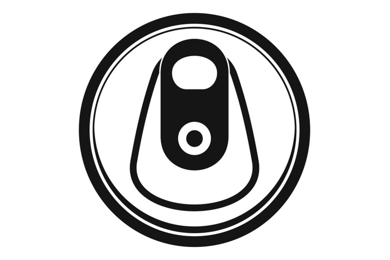 top-tin-can-icon-simple-style