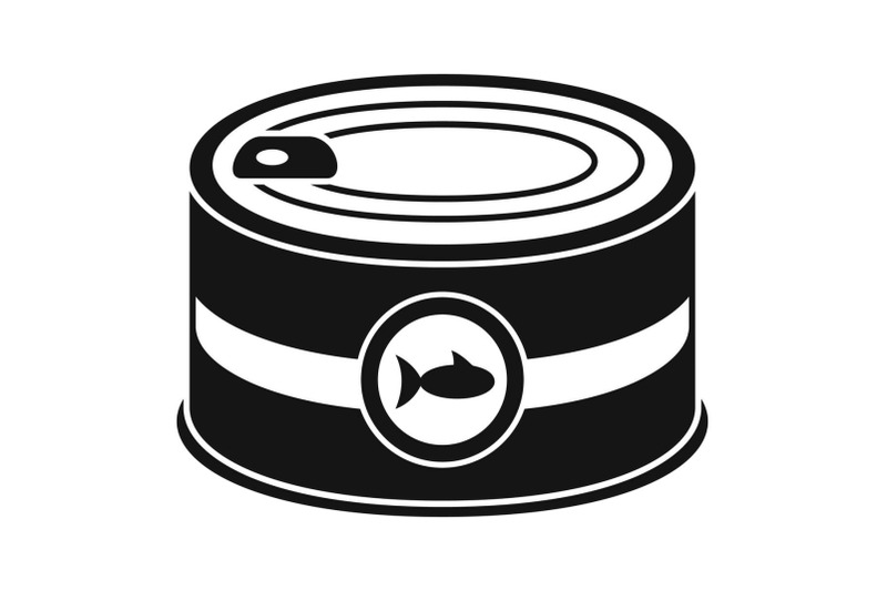 fish-tin-can-icon-simple-style