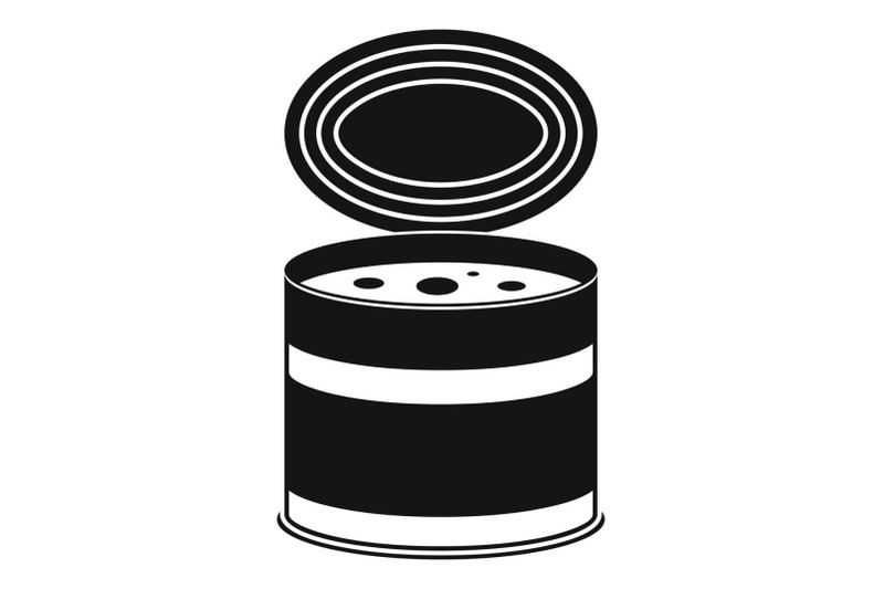 tomato-tin-can-icon-simple-style