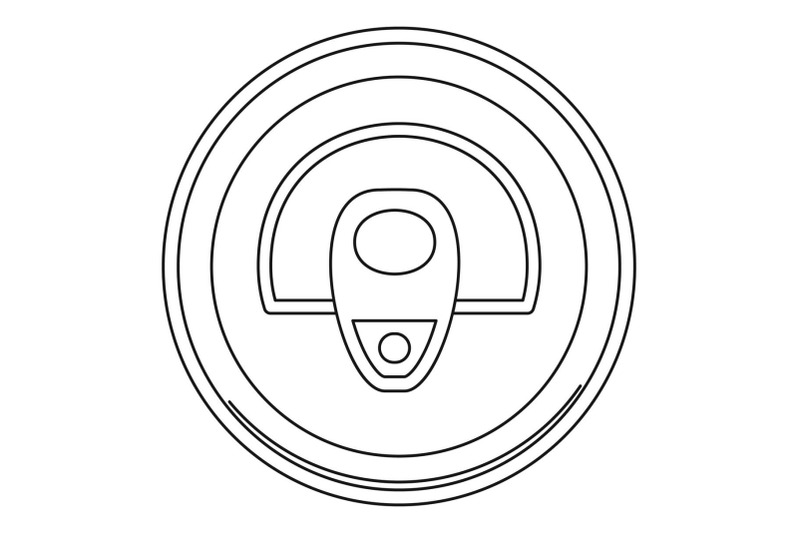 top-can-icon-outline-style