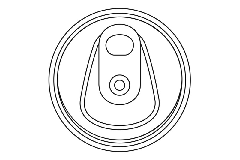 top-tin-can-icon-outline-style