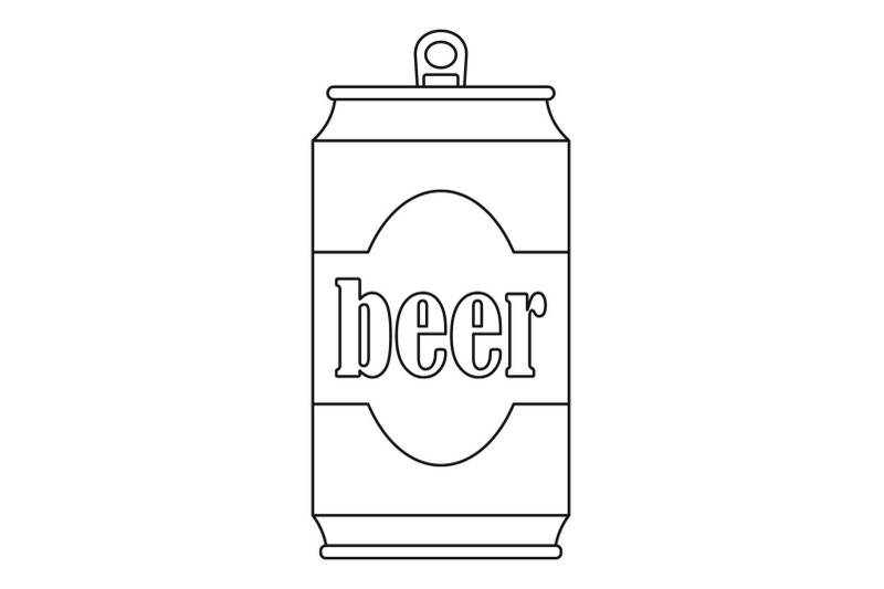 beer-can-icon-outline-style