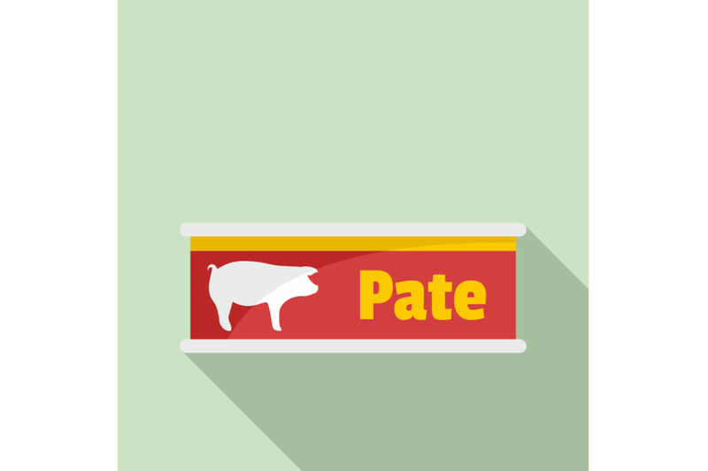 pate-tin-can-icon-flat-style