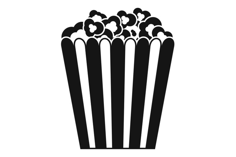 cinema-popcorn-box-icon-simple-style