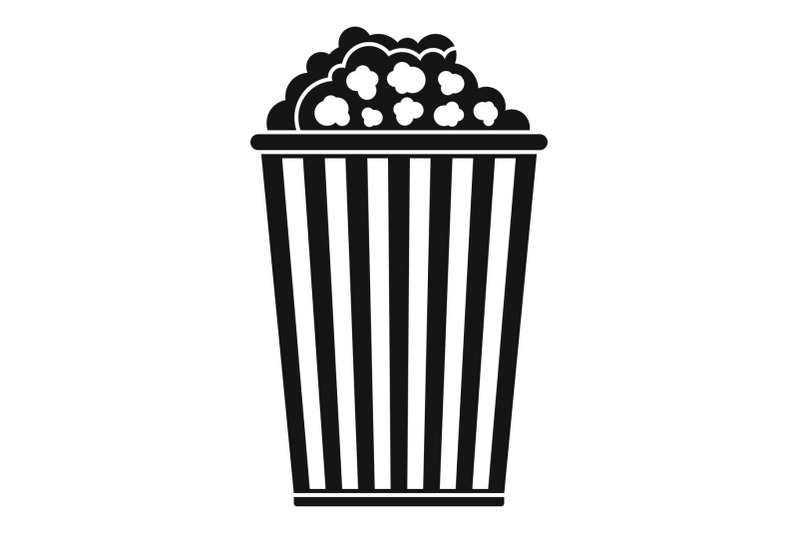 popcorn-box-icon-simple-style