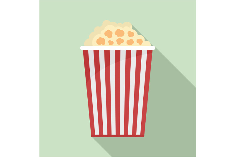 popcorn-box-icon-flat-style