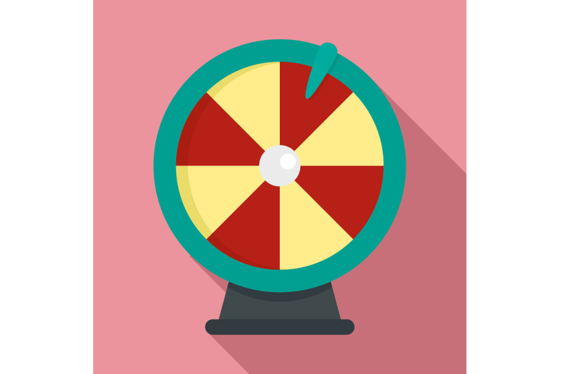 fortune-wheel-icon-flat-style