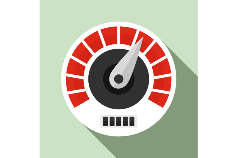 red-white-speedometer-icon-flat-style