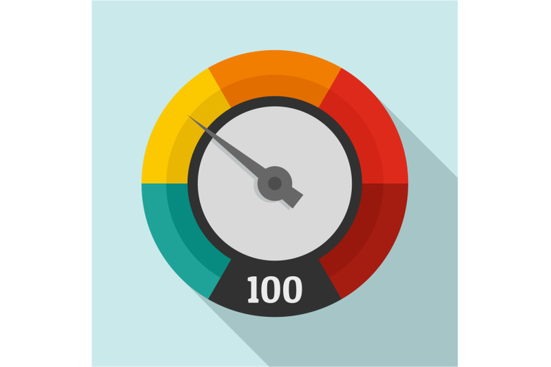 abstract-speedometer-icon-flat-style