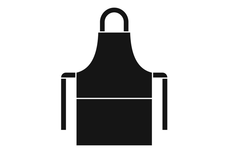 work-apron-icon-simple-style
