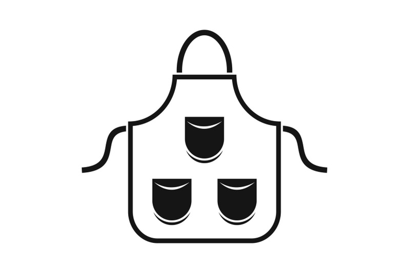 carpenter-apron-icon-simple-style