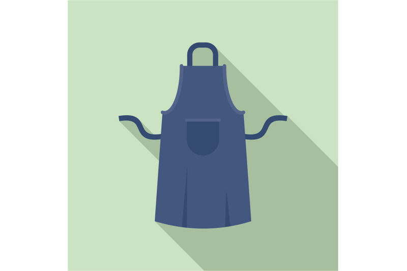 worker-apron-icon-flat-style